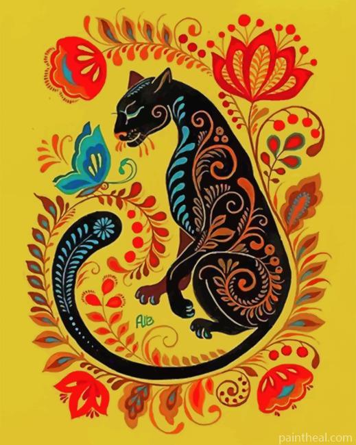 Black Panther – 5D Diamond Painting Painting By Numbers Kits