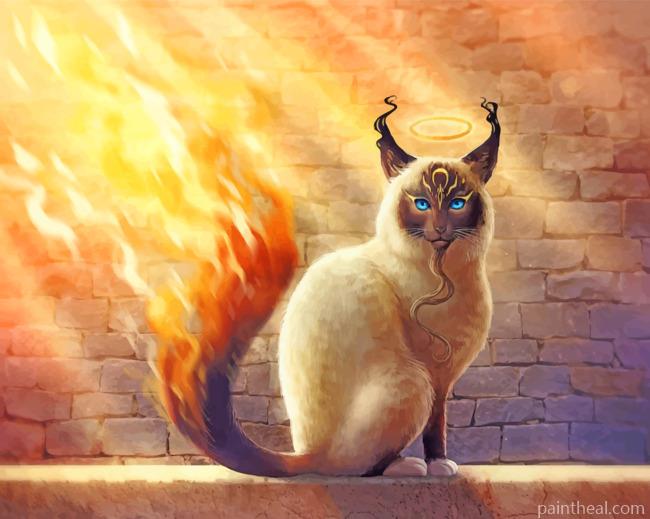 Magic Cat Painting By Numbers Kits