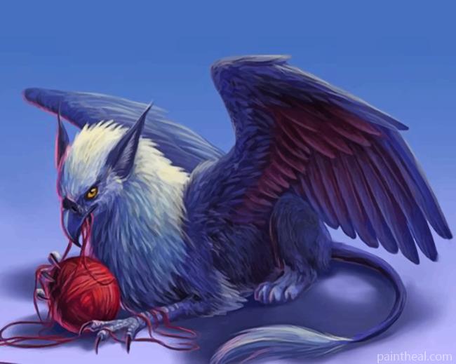 Aesthetic Griffin Painting By Numbers Kits