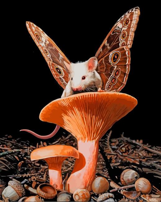Fantasic Mouse Painting By Numbers Kits