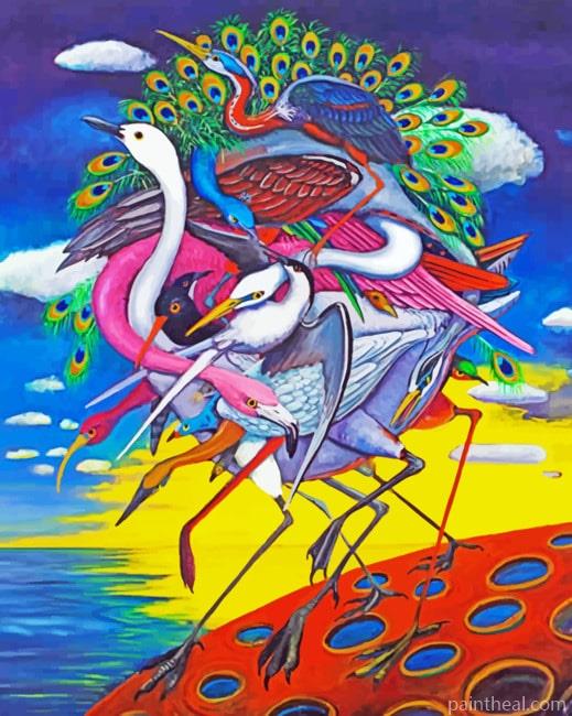 Abstract Animals Painting By Numbers Kits