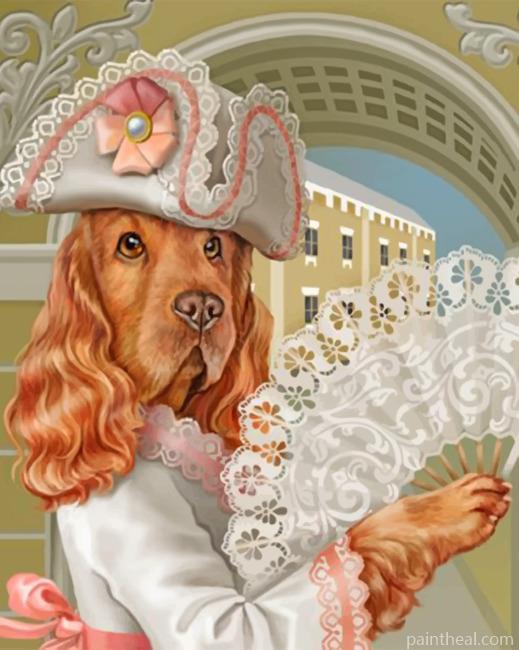 Classy Dog Painting By Numbers Kits