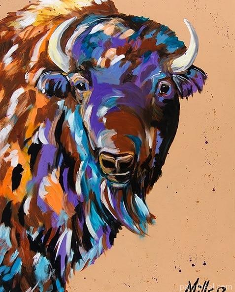Great Bull Painting By Numbers Kits