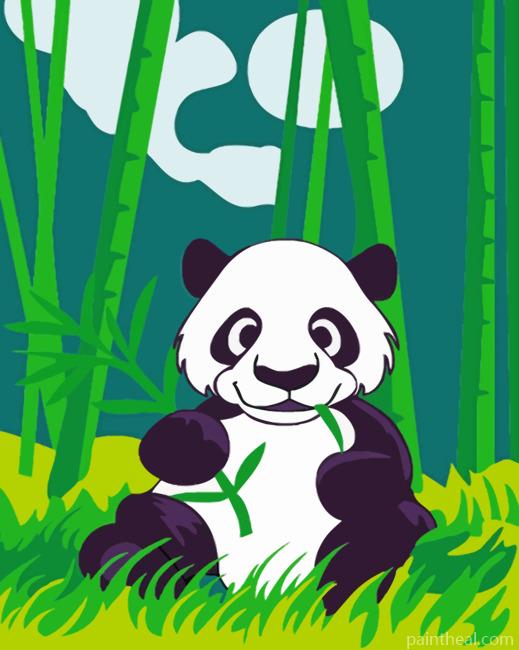 Panda Painting By Numbers Kits