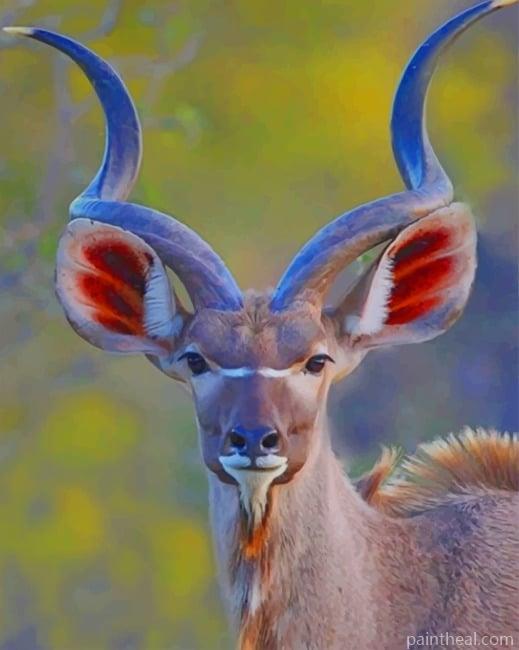 Beautiful Kudu Painting By Numbers Kits