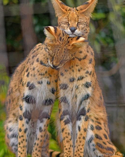 Savannah Cats Painting By Numbers Kits
