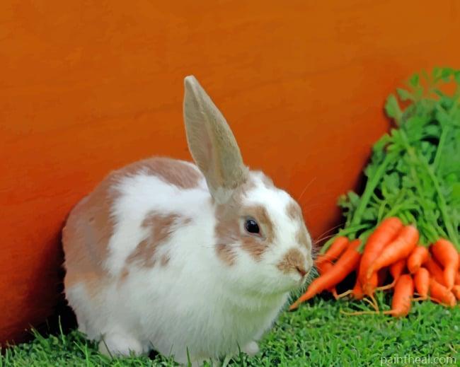 Carrot Rabbit Painting By Numbers Kits