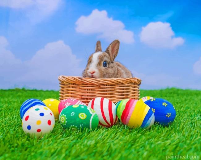 Easter Rabbit Painting By Numbers Kits