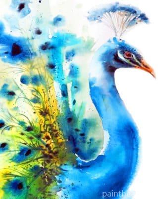 Aesthetic Peacock Painting By Numbers Kits