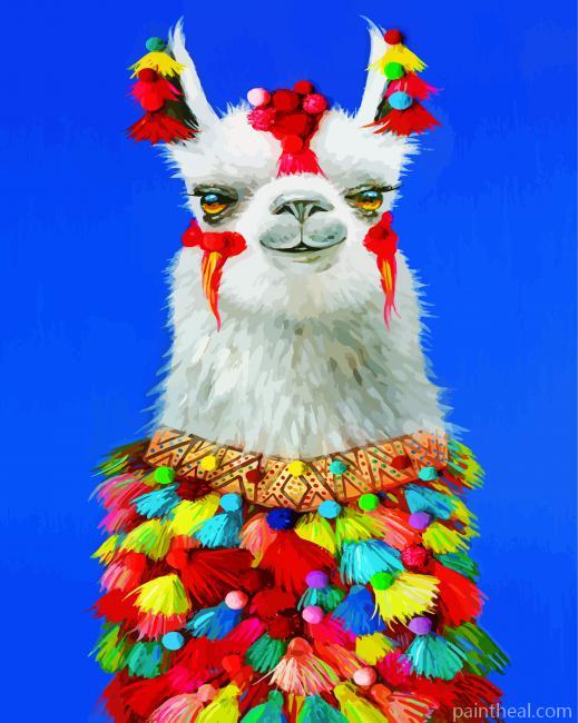 Cute Llama Painting By Numbers Kits