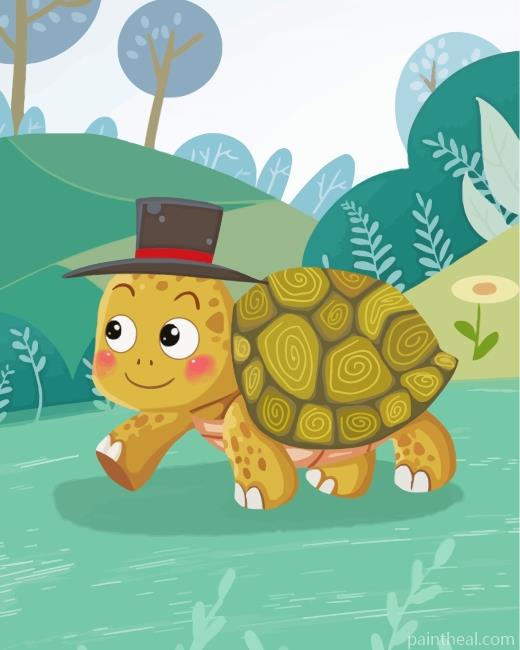Classy Tortoise Painting By Numbers Kits