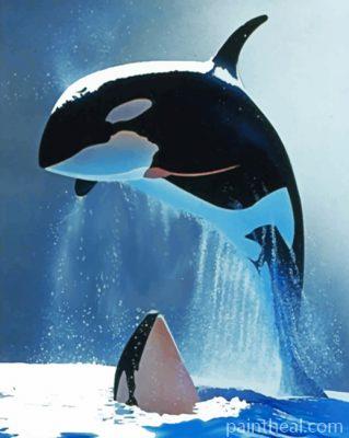 Whales Painting By Numbers Kits