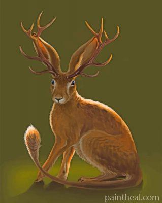 Jackalope Animal Painting By Numbers Kits