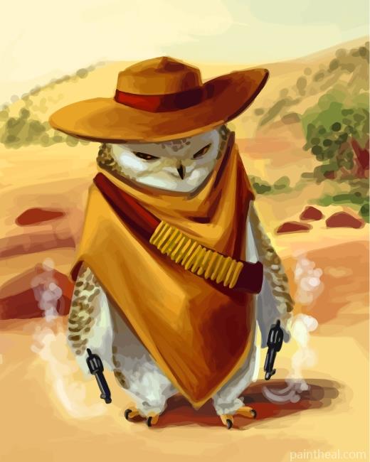 Owl Bandit Painting By Numbers Kits