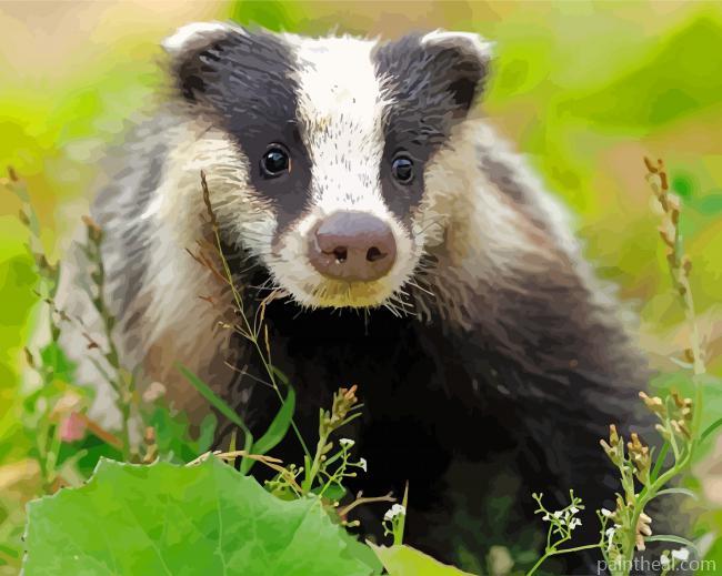 Scotland Badger Painting By Numbers Kits