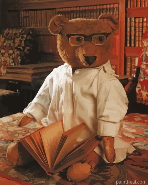 Nerdy Teddy Bear Painting By Numbers Kits