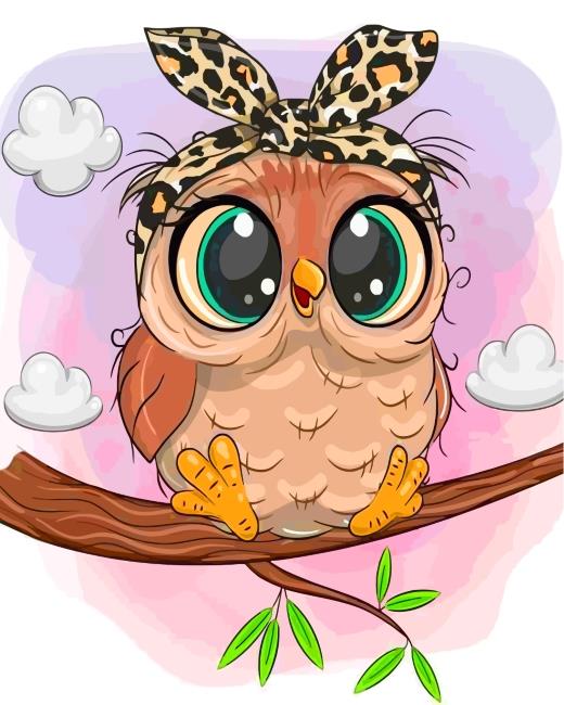 Adorable Owl Painting By Numbers Kits