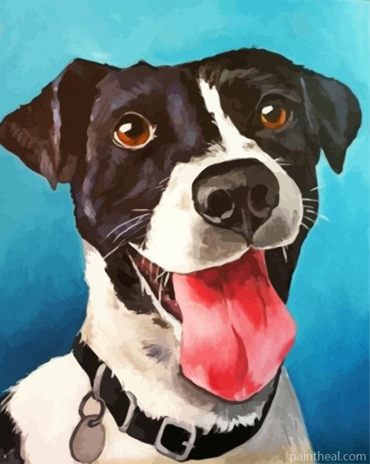 Happy Dog Painting By Numbers Kits