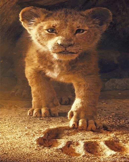 Real Simba Painting By Numbers Kits