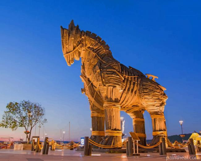 Trojan Horse Painting By Numbers Kits