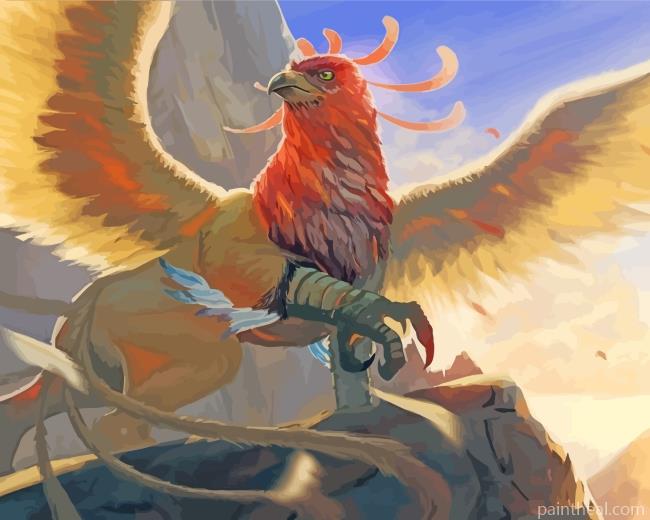 Fantasy Retaliator Griffin Painting By Numbers Kits