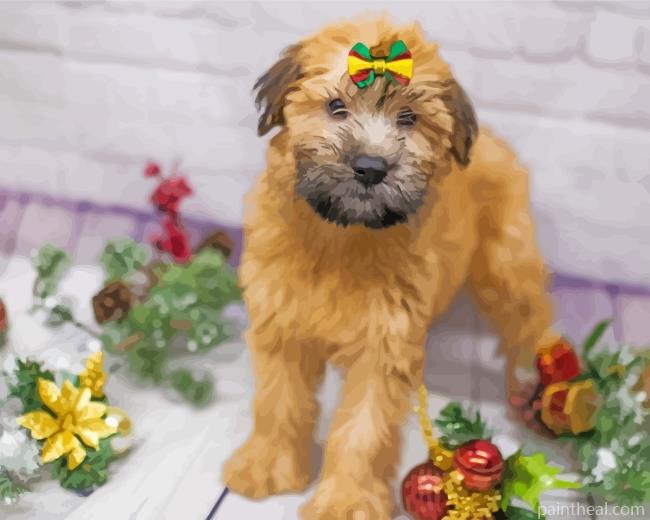 Soft Coated Wheaten Terrier Pet Painting By Numbers Kits
