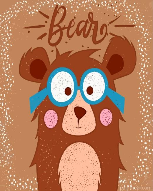Little Bear Painting By Numbers Kits