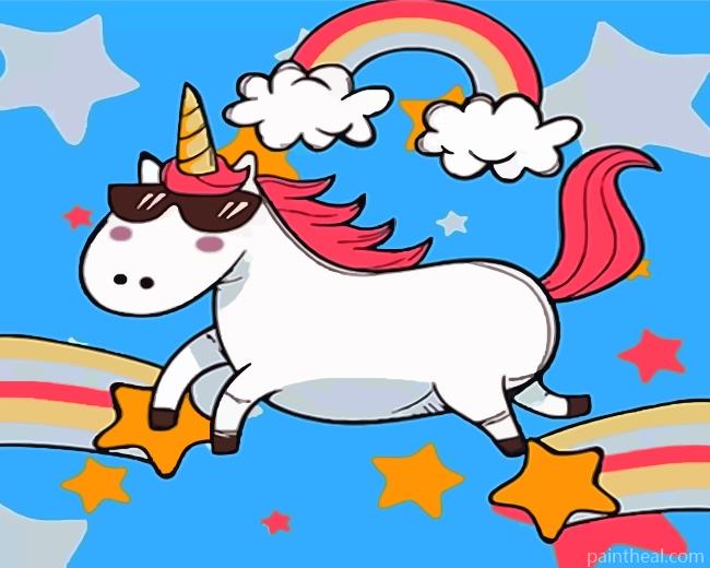 Aesthetic Unicorn Painting By Numbers Kits