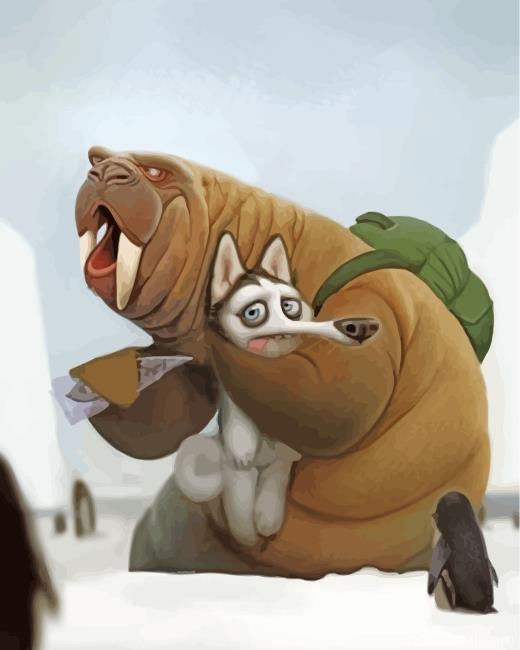 Evil Walrus- Painting By Numbers Kits