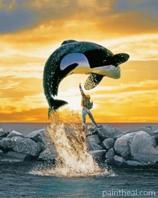 Aesthetic Whale Painting By Numbers Kits