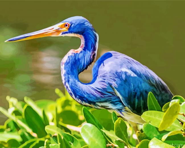 Blue Heron Painting By Numbers Kits
