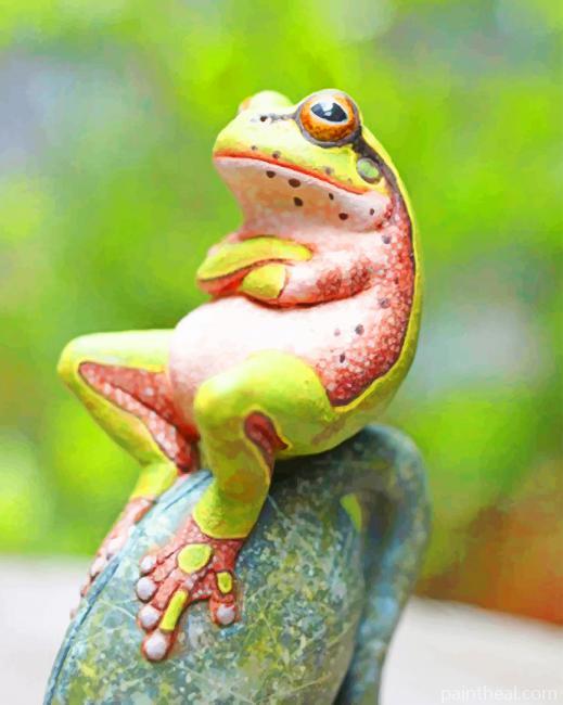 Cool Frog -5D Diamond Painting Painting By Numbers Kits