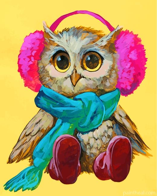 Brown Owl Painting By Numbers Kits