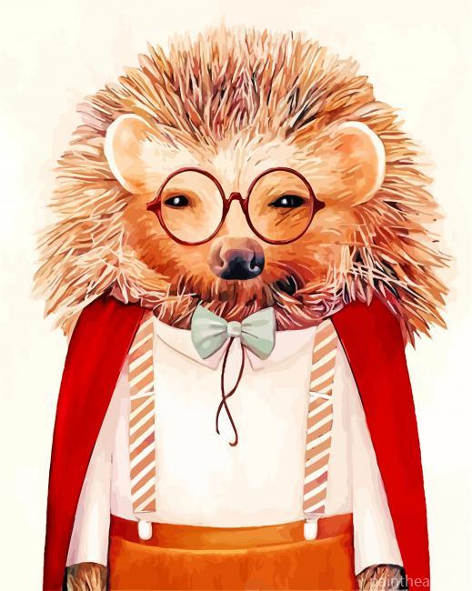 Mr Hedgehog Painting By Numbers Kits