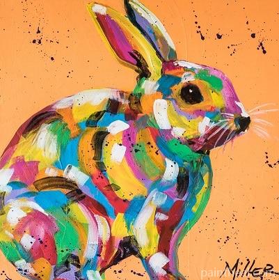 Colorful Rabbit Animals Painting By Numbers Kits