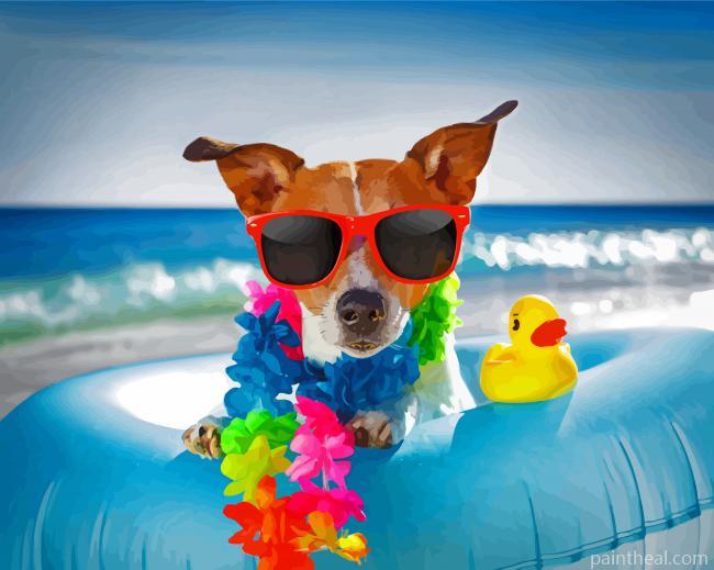 Cool Dog Painting By Numbers Kits