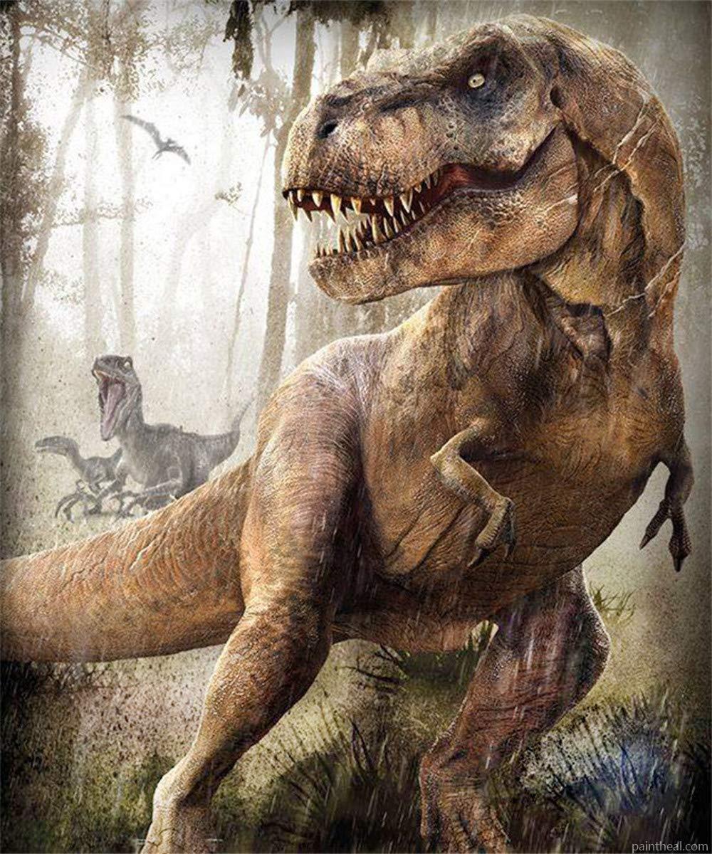 Huge Dinosaur Animals Painting By Numbers Kits
