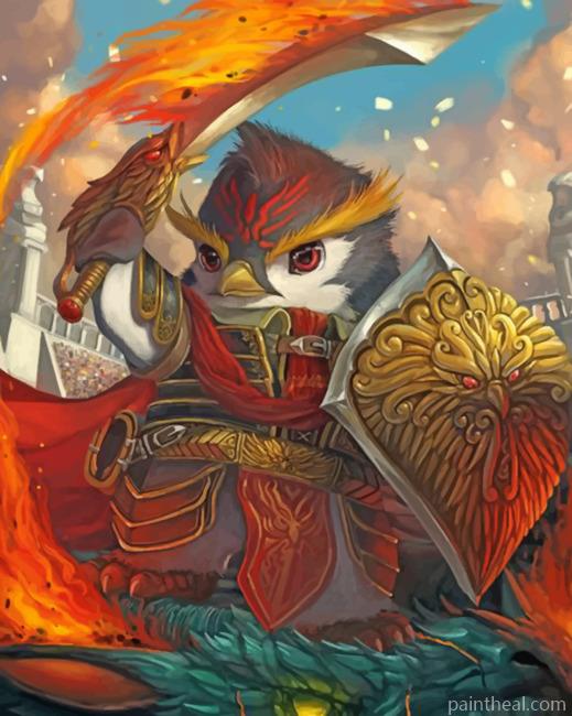 Warrior Bird Painting By Numbers Kits