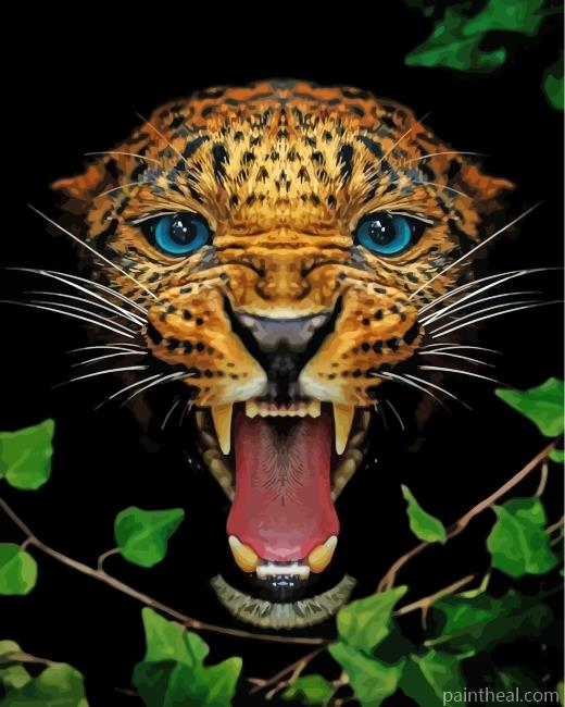 Mad Jaguar Painting By Numbers Kits
