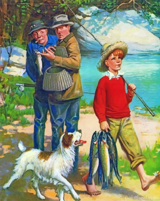 Fisher Boy Painting By Numbers Kits