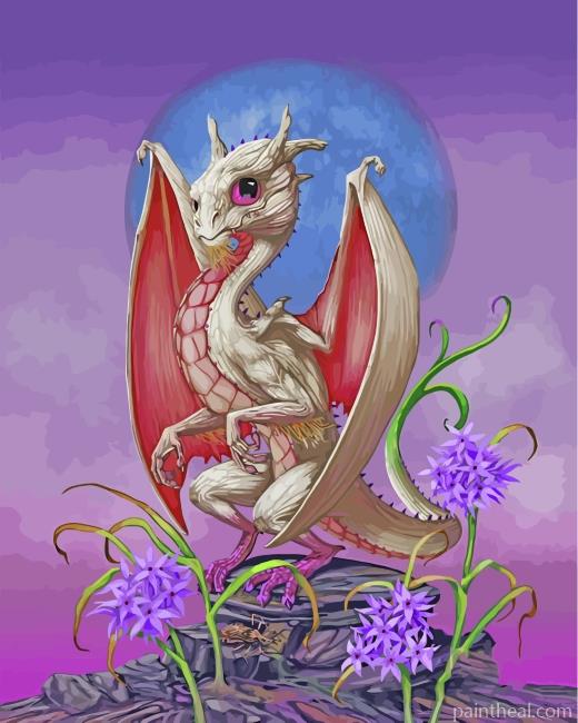 Cute Dragon Painting By Numbers Kits