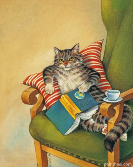 Nerd Cat Painting By Numbers Kits