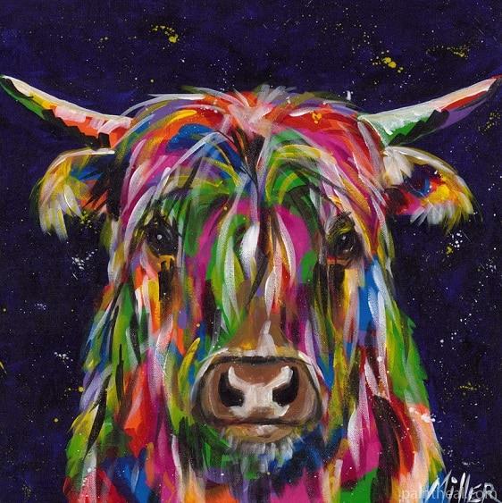Haughty Highland Animals Painting By Numbers Kits