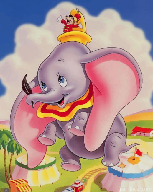 Dumbo Elephant NEW Painting By Numbers Kits