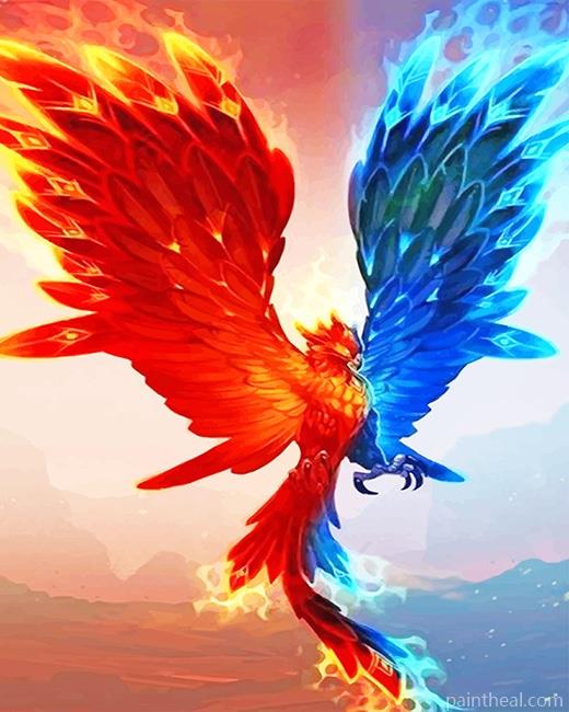 Phoenix Rising From Ashes NEW Painting By Numbers Kits