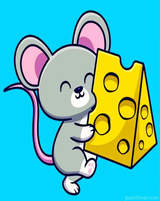Happy Mouse Painting By Numbers Kits
