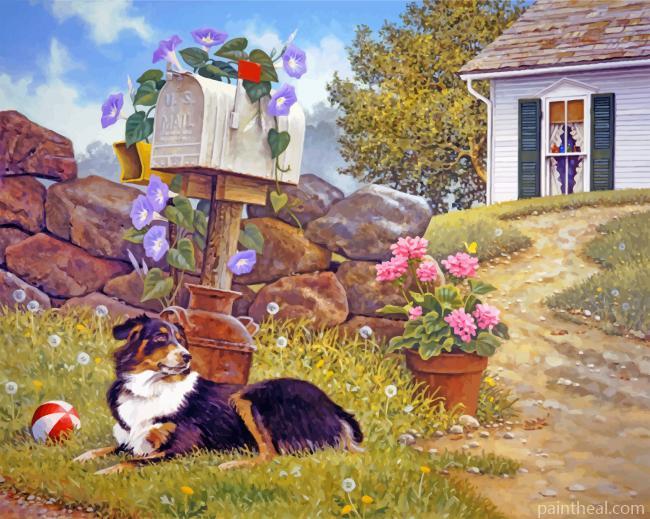 Farm Dog Painting By Numbers Kits
