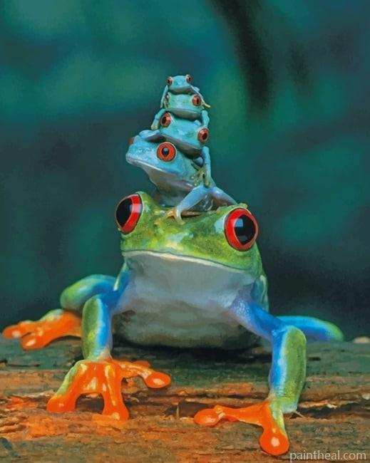 Adorable Frogs NEW Painting By Numbers Kits