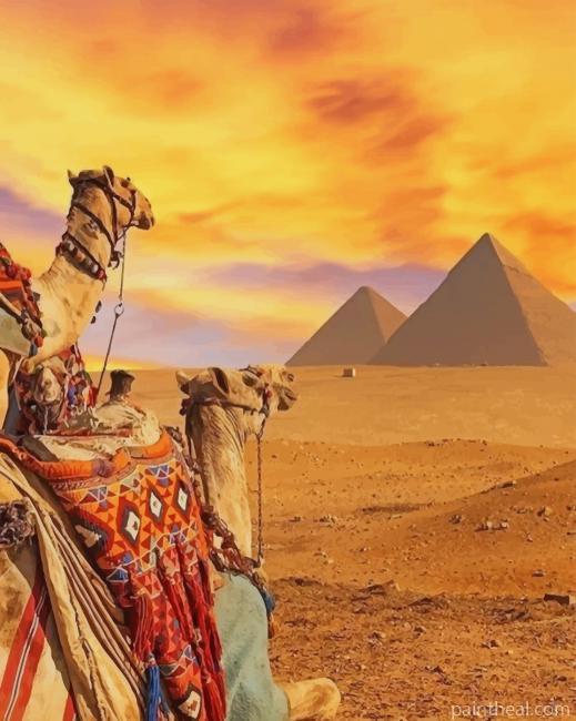 Giza Necropolis Egypt NEW Painting By Numbers Kits