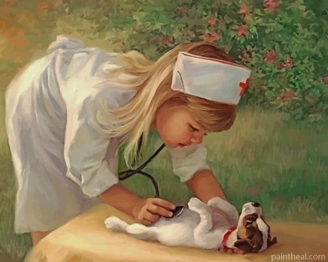 Baby Nurse NEW Painting By Numbers Kits